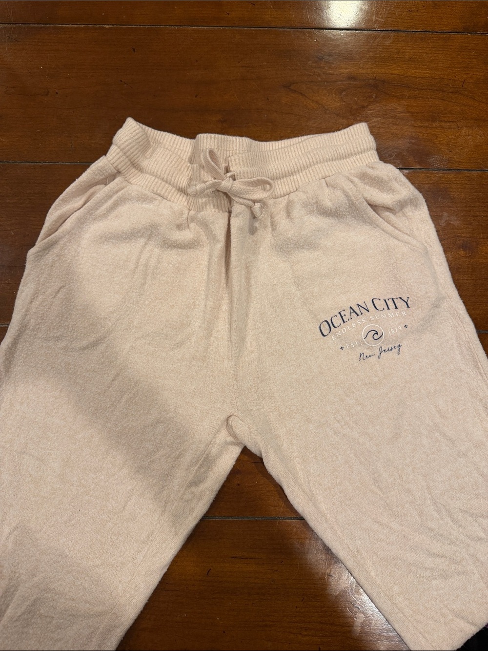 Ocean Drive Terry Lounge Pants - Blush Pink